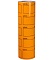 Ценник самоклеящийся цветной 50x40мм оранжевый 180 шт. (х100)