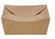 Контейнер бумажный 900мл 150x115x70мм ECO FOLD BOX цвет Крафт/Белый DoECO (х15/240)